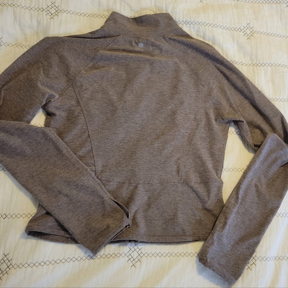 Yogalicious Taupe Cowl Neck Slim-Fit Sweater